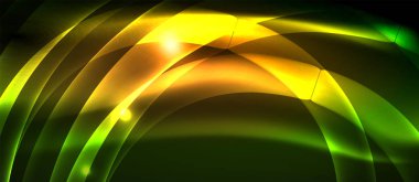 Neon ışık dalgaları