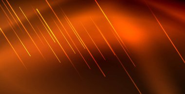 Neon parlayan dalga, sihirli enerji ve ışık arka plan