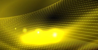 Parlak parlak parlayan Neon dalgalar