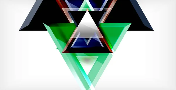 Brillant fond triangles brillant — Image vectorielle