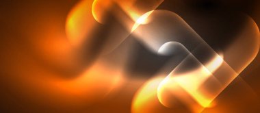 Neon parlayan tekno çizgiler, yüksek teknoloji fütüristik soyut arka plan şablonu