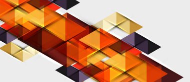 Üçgen geometrik modern iş sunumu tasarım şablonu, herhangi bir arka plan için soyut desen