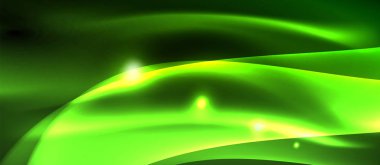 Neon ışık dalgaları