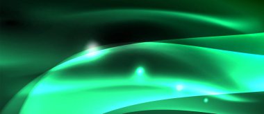 Neon ışık dalgaları