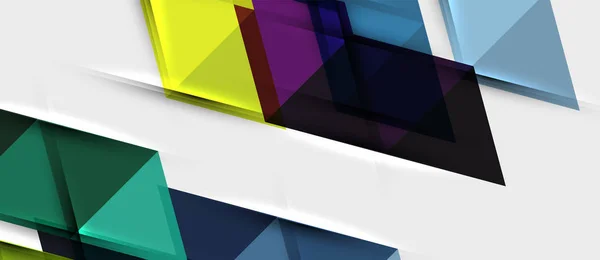三角形几何现代商务展示设计模板,任何背景的抽象图案 — 图库矢量图片