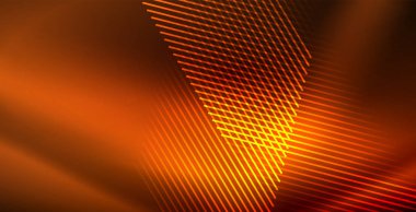 Neon parlayan dalga, sihirli enerji ve ışık arka plan