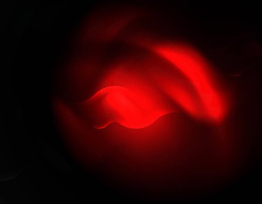 Parlak neon geometrik dalgalar şablonu