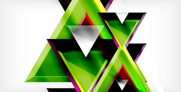 Triangle fond abstrait — Image vectorielle