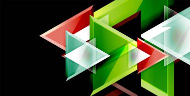 Dinamik üçgen kompozisyon soyut arka plan