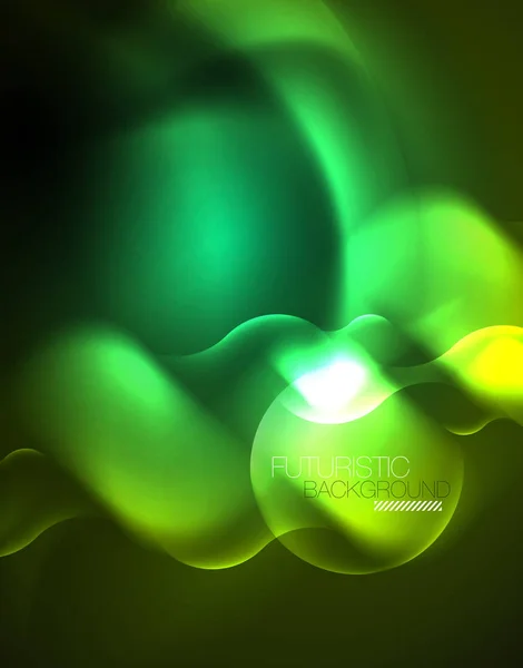 Neón luces vector fondo abstracto — Vector de stock