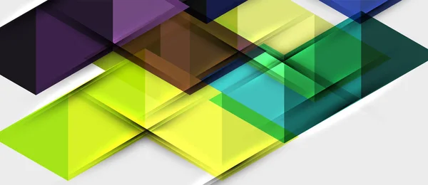 Driehoek geometrische moderne zakelijke presentatieontwerp sjabloon, abstract patroon voor elke achtergrond — Stockvector