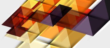 Üçgen geometrik modern iş sunumu tasarım şablonu, herhangi bir arka plan için soyut desen