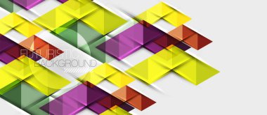 Üçgen geometrik modern iş sunumu tasarım şablonu, herhangi bir arka plan için soyut desen