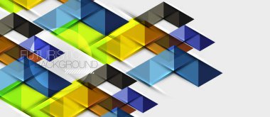 Üçgen geometrik modern iş sunumu tasarım şablonu, herhangi bir arka plan için soyut desen