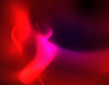 Parlak metalik Neon dalgalar vektör tasarım