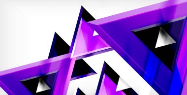 Dinamik üçgen kompozisyon soyut arka plan