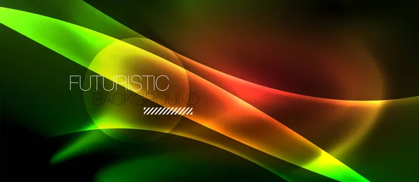 Glowing shiny light abstract background — Stock Vector