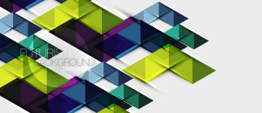 Üçgen geometrik modern iş sunumu tasarım şablonu, herhangi bir arka plan için soyut desen