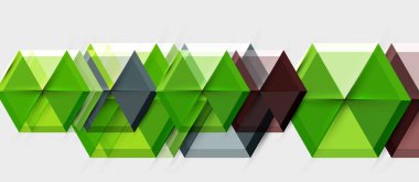 Altıgen vektör iş sunumu veya broşür şablonu, teknoloji modern tasarım