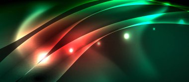 Parlayan parlak ışık soyut arka plan