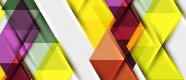 Üçgen geometrik modern iş sunumu tasarım şablonu, herhangi bir arka plan için soyut desen