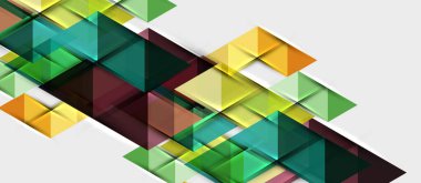 Üçgen geometrik modern iş sunumu tasarım şablonu, herhangi bir arka plan için soyut desen