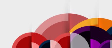 Geometrik tasarım arka plan - daireler