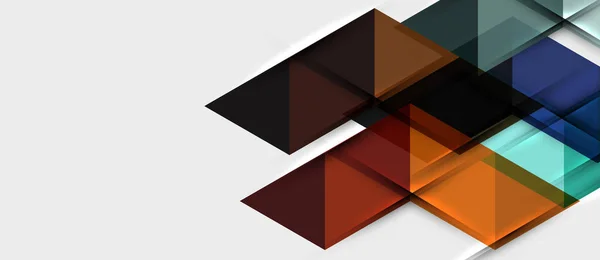 Triangel geometrisk modern Affärspresentation designmall, abstrakt mönster för alla bakgrunder — Stock vektor