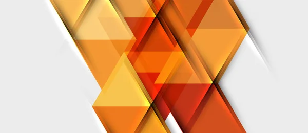Streszczenie geometrycznego tła. Nowoczesne, pokrywające się trójkąty. Niezwykłe kształty kolorów dla wiadomości. Prezentacja biznesowa lub technologiczna, szablon okładki aplikacji — Wektor stockowy
