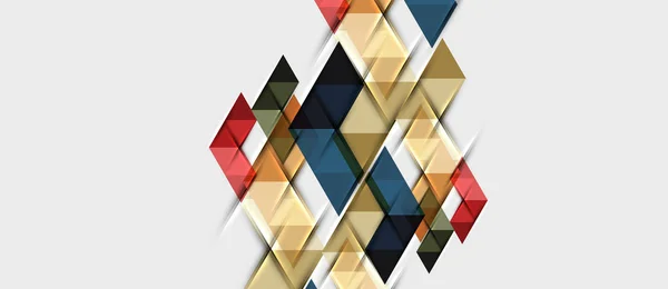 Modèle de conception de présentation d'entreprise moderne géométrique triangulaire, modèle abstrait pour tout arrière-plan — Image vectorielle