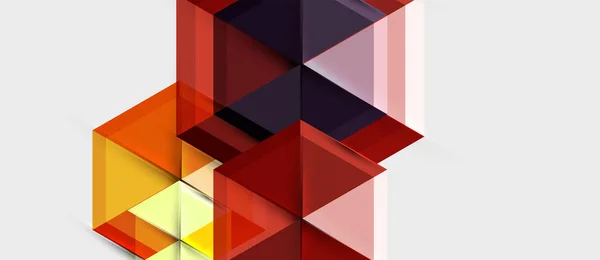 Fondo abstracto hexágono, plantilla moderna geométrica — Archivo Imágenes Vectoriales