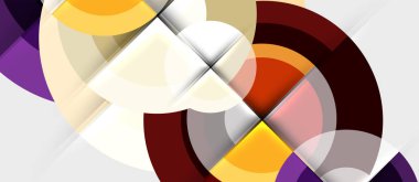 Geometrik tasarım arka plan - daireler