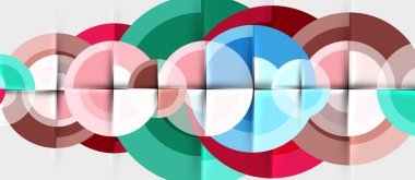 Geometrik tasarım arka plan - daireler