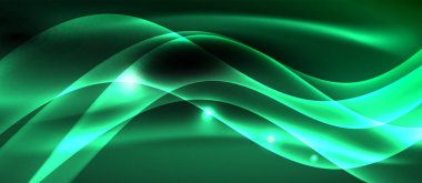 Neon ışık dalgaları