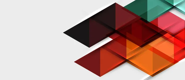 Triangel geometrisk modern Affärspresentation designmall — Stock vektor