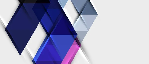 Dreieck geometrische moderne Design-Vorlage für Geschäftspräsentation, abstraktes Muster für jeden Hintergrund — Stockvektor