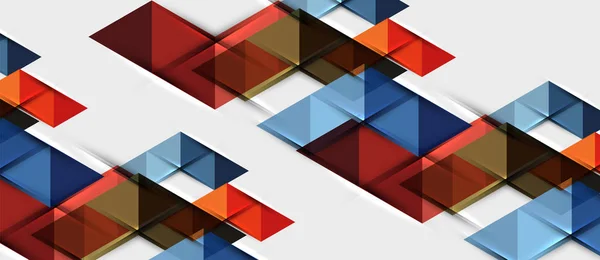 Dreieck geometrische moderne Design-Vorlage für Geschäftspräsentation — Stockvektor