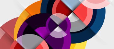 Geometrik tasarım arka plan - daireler