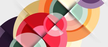 Geometrik tasarım arka plan - daireler