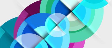 Geometrik tasarım arka plan - daireler