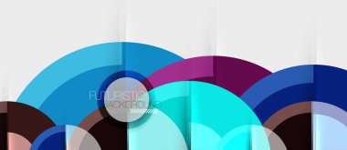 Geometrik tasarım arka plan - daireler