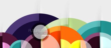 Geometrik tasarım arka plan - daireler