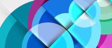 Geometrik tasarım arka plan - daireler