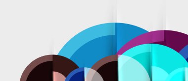Geometrik tasarım arka plan - daireler