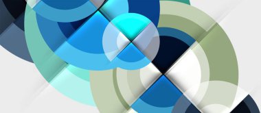 Geometrik tasarım arka plan - daireler