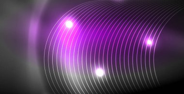 Soyut çizgiler, Modern arka plan ile parlayan parlak neon renkler