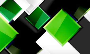 Parlak renkli kare şekil blokları geometrik arka plan