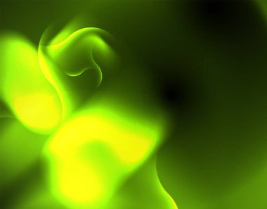 Parlak neon geometrik dalgalar şablonu