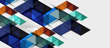 Üçgen geometrik modern iş sunumu tasarım şablonu, herhangi bir arka plan için soyut desen