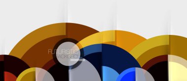 Geometrik tasarım arka plan - daireler